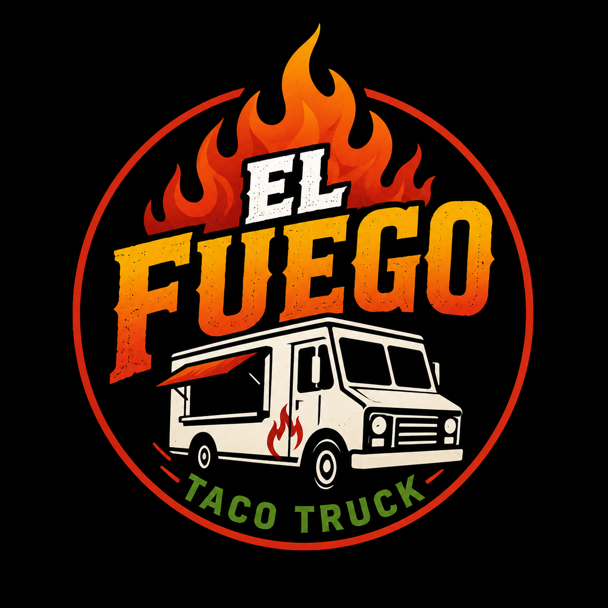 El Fuego Taco Truck logo